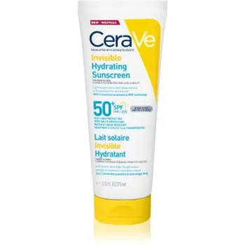 CeraVe Invisible Hydrating Sunscreen SPF 50+ loțiune pentru plaja pentru fata si corp