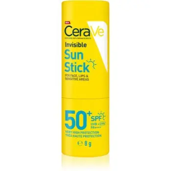 CeraVe Invisible Sun Stick SPF 50+ stick de protecție solară SPF 50+
