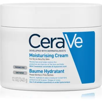 CeraVe Moisturizers Crema hidratanta pentru fata si corp pentru pielea uscata sau foarte uscata