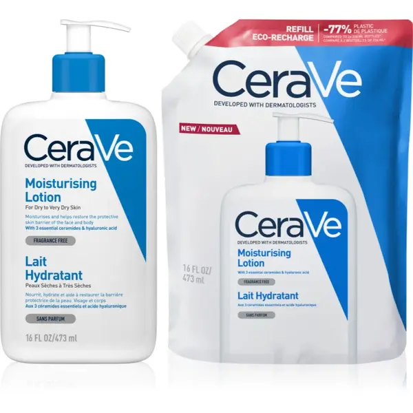 CeraVe Moisturizers Lotion set cu efect de hidratare