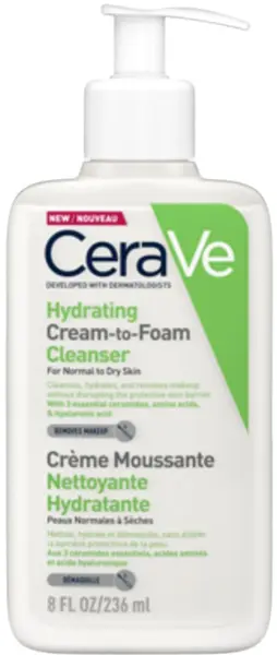 CeraVe Spumă cremă de curățare hidratantă, 236 ml