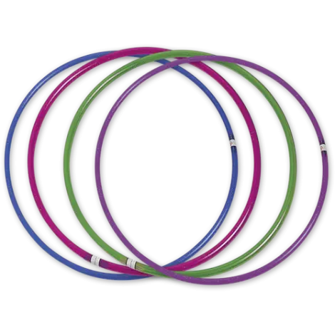 Cerc gimnastica Hula Hop 60 cm Sclipici