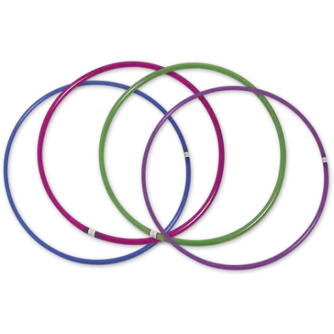 Cerc gimnastica Hula Hop 80 cm Sclipici