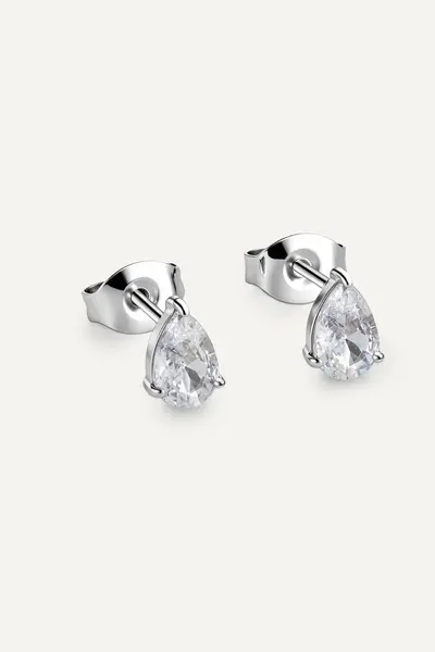 Cercei Pear - SILVER