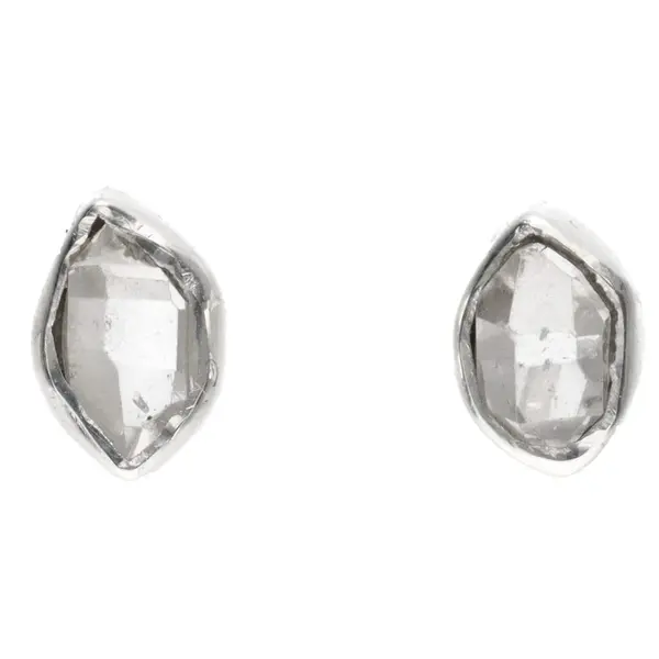 Cercei stud diamant Herkimer