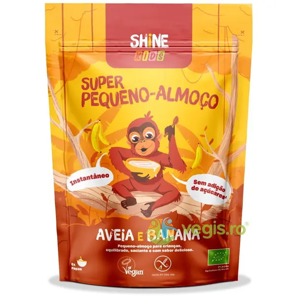Cereale Instant pentru Copii cu Ovaz si Banane fara Gluten Ecologice/Bio 300g