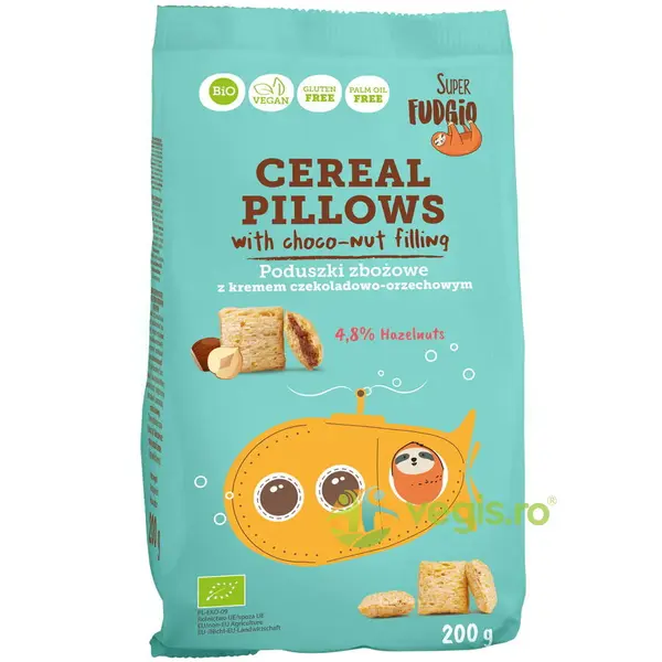 Cereale Umplute cu Ciocolata si Alune de Padure fara Gluten Ecologice/Bio 200g