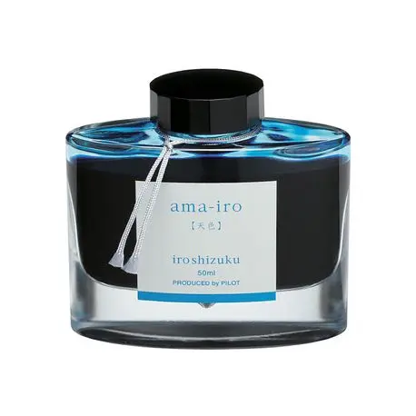 Cerneala Iroshizuku Cer senin Pilot 50 ml albastru Cerneala Pilot Iroshizuku Cer senin 50 ml albastru