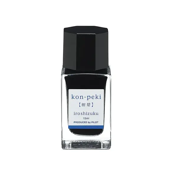 Cerneala stilou Pilot Iroshizuku `Kon-Peki` 15 ml albastru Cerneala stilou Pilot Iroshizuku `Kon-Peki` 15 ml albastru