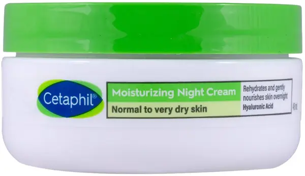 Cetaphil Cremă hidratantă de noapte pentru față, pentru ten normal până la foarte uscat, 48 ml