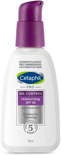 Cetaphil Pro Oil Control Fluid facial hidratant și matifiant, SPF30, 118 ml