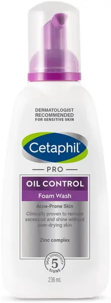 Cetaphil Pro Oil Control Spumă de curățare pentru față, 236 ml