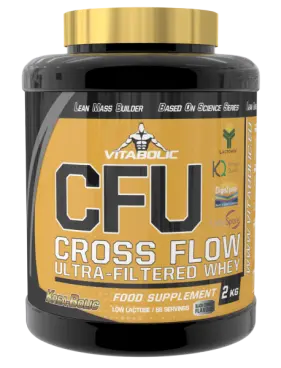 CFU Lean Mass Builder Whey Vanilla Hazelnut, 2kg, Vitabolic