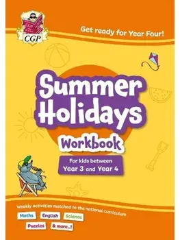 CGP Summer Holidays Activity Workbook - for kids between Year 3 and Year 4 (ages 7-8), Paperback/CGP Books