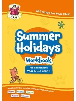 CGP Summer Holidays Activity Workbook - for kids between Year 4 and Year 5 (ages 8-9), Paperback/CGP Books