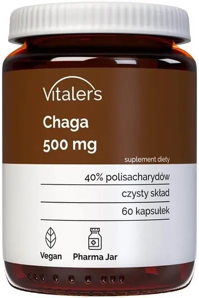 Chaga, 500 mg, 60 capsule, Vitaler's