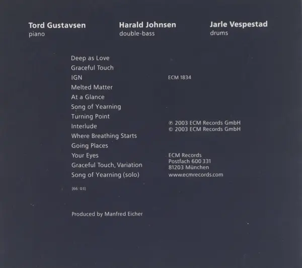 Changing Places | Tord Gustavsen Trio