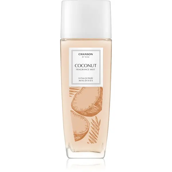 Chanson Chanson d'Eau Les Eaux Du Monde Coconut spray pentru corp pentru femei 75 ml