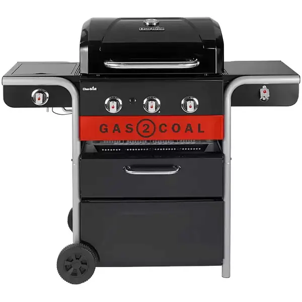 Char-Broil Gratar pe gaz si carbuni hibrid Char-Broil Gas2Coal 2.0 330 cu 3 arzatoare 140925