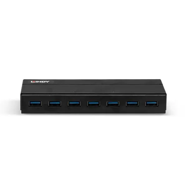 Charging Hub Lindy 7 Port USB 3.1, negru Charging Hub Lindy 7 Port USB 3.1, negru