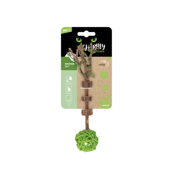 CHARMY Jucărie Matatabi – AMULET Verde 20640399