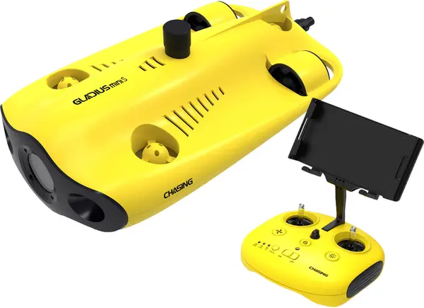 Chasing Gladius Mini S Drona Subacvatica 200m, Camera 4K EIS, 5 Motoare, Suport Brat Robotic, 4 Ore Autonomie