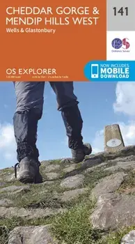 Cheddar Gorge and Mendip Hills West. September 2015 ed, Sheet Map/Ordnance Survey