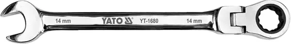 Cheie Combinata Cu Clichet Si Cap Flexibil 14Mm