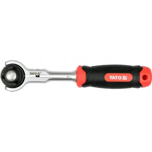 Cheie cu clichet pivotanta Yato YT-07202, 1/2inch, 72 dinti, 255mm