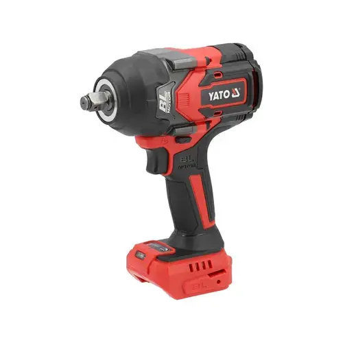 Cheie cu impact fara perii Yato YT-828072, 18V, 1200 Nm, 1/2inch, cu adaptor 1/4inch, fara acumulatori si incarcator