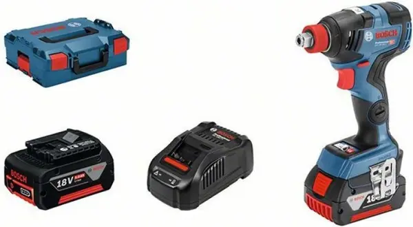 Cheie de impact cu acumulator Bosch - Professional GDX 18V-200 C, 2xGBA 18V 5.0 Ah