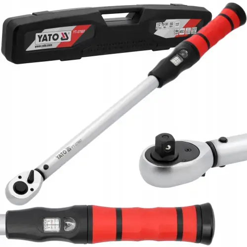 Cheie dinamometrica 1/2inch YATO YT-07697, 50-330 Nm, lungime 550 mm, cu fereastra de vizualizare
