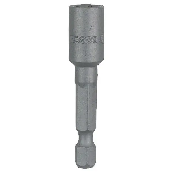Cheie tubulara cu tija hexagonala, Bosch 2608550070, 7x50 mm, cheie magnetizata