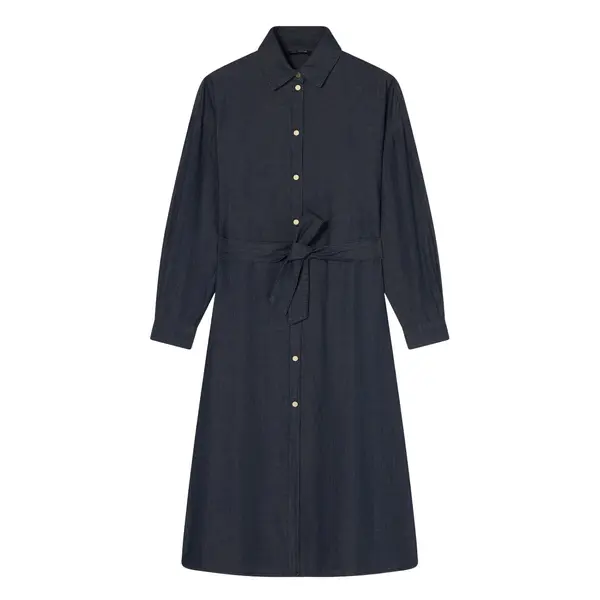 Chemisier dress blue denim 4