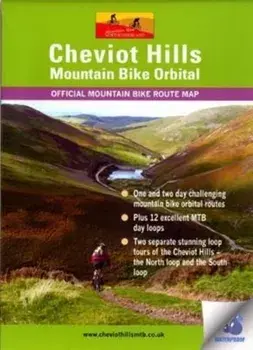 Cheviot Hills Mountain Bike Orbital Map. Waterproof Route Map, Sheet Map/Ted Liddle
