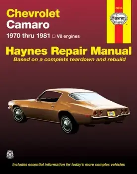 Chevrolet Camero V8 Repair Manual: 1970 Thru 1981, Paperback/John Haynes