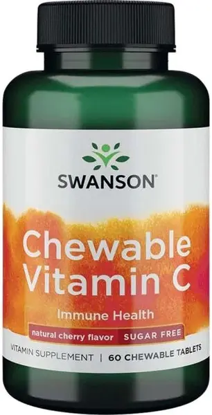 Chewable Vitamin C, 60 tablete, Swanson