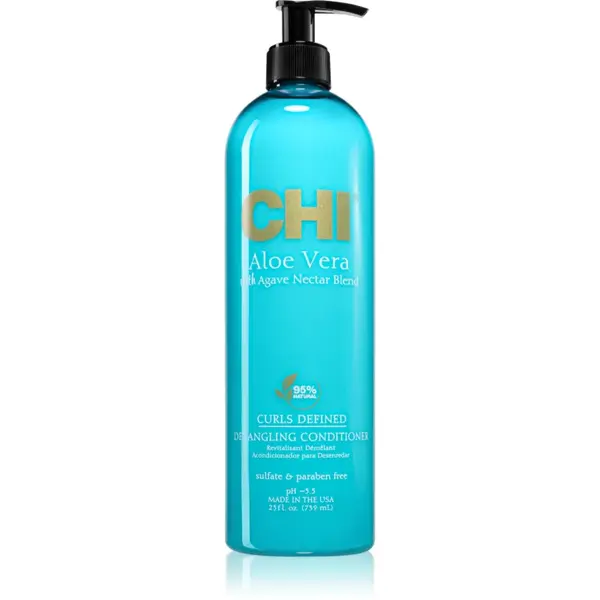 CHI Aloe Vera Curls Defined balsam pentru par ondulat si cret 739 ml