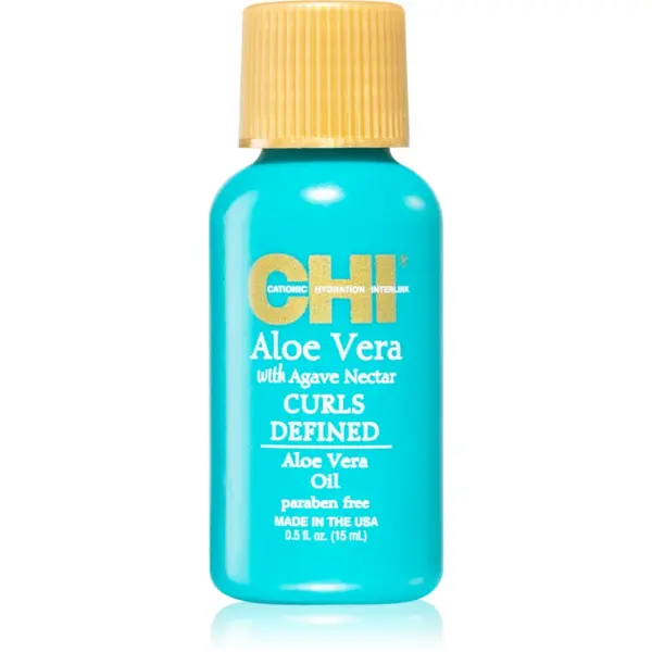 CHI Aloe Vera Curls Defined ulei uscat pentru păr creț 15 ml