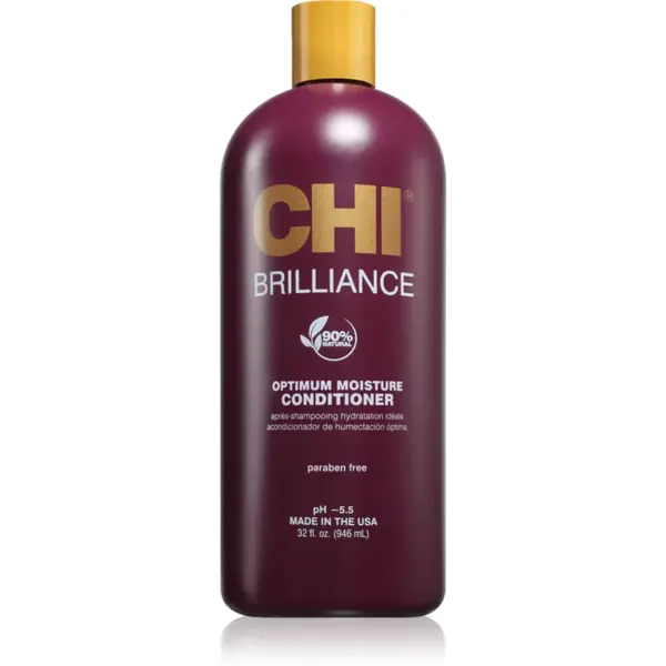 CHI Brilliance Optimum Moisture Conditioner balsam hidratant pentru păr uscat și deteriorat 946 ml