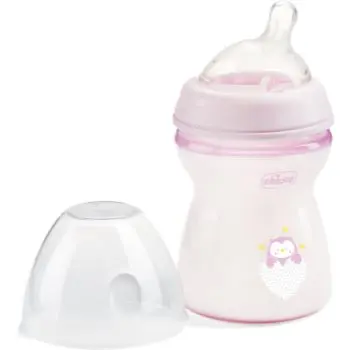 Chicco Natural Feeling Girl biberon pentru sugari