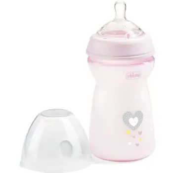 Chicco Natural Feeling Girl biberon pentru sugari