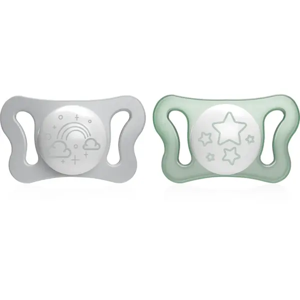 Chicco Physio Micro 0-2 m suzetă Night 2 buc