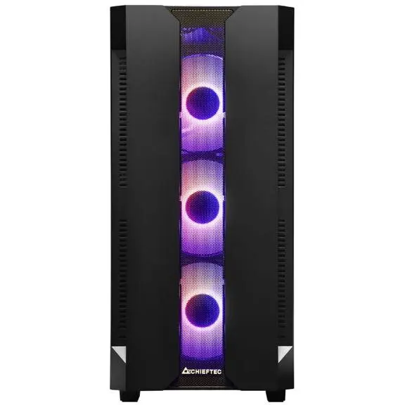 Chieftec Carcasa Chieftec GS-01B-OP, Middle Tower, RGB, Tempered Glass, Negru