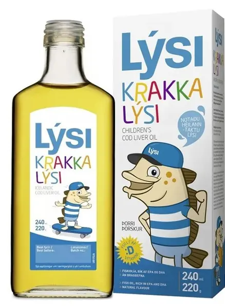 Children’s Cod Liver Oil, 240 ml, Lysi