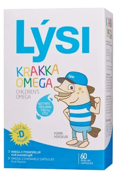 Children's Omega, 60 capsule masticabile, Lysi