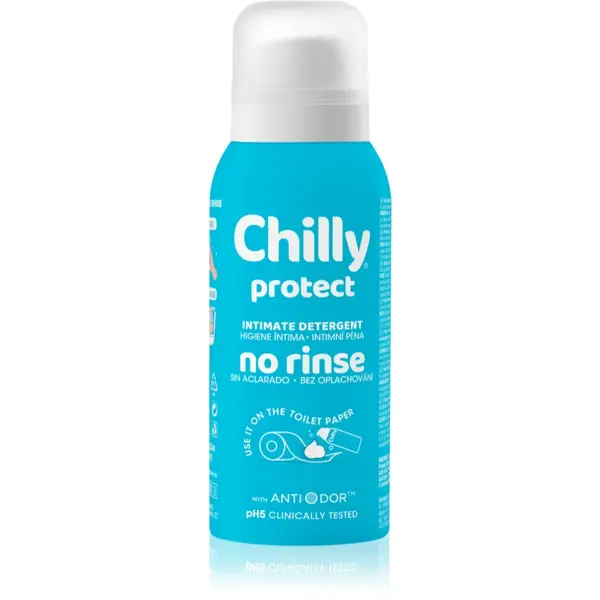 Chilly Protect No Rinse spuma de curatat pentru igiena intima 100 ml