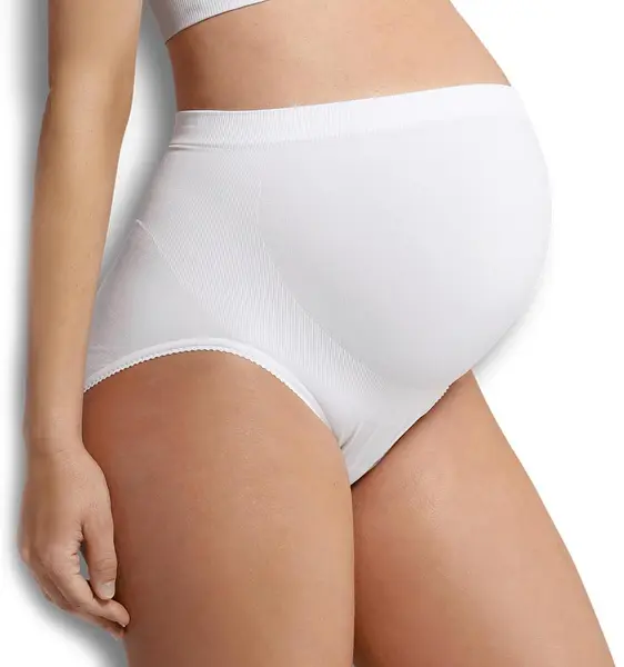Chilot gravide cu centura pentru sustinere Carriwell, marimea XL, alb