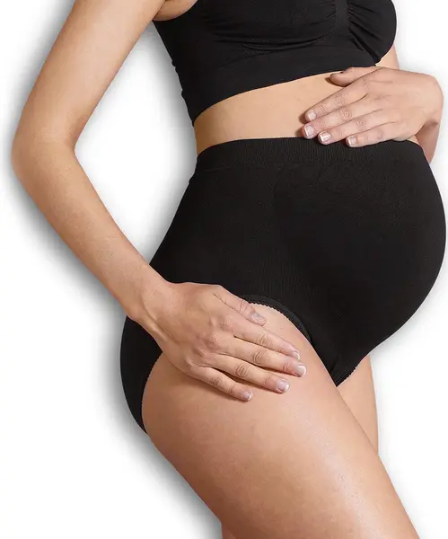 Chilot gravide cu centura pentru sustinere Carriwell, marimea XL, negru