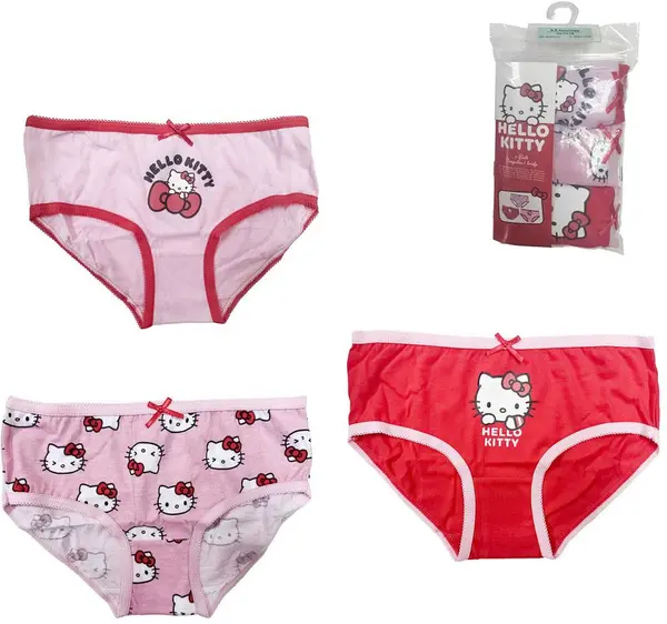 Chiloței pentru copii Cerda - Hello Kitty, 3 bucăți, 8-10 ani